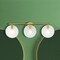 Designers Fountain Sky Fall 25 in. 3-Light Brushed Gold Vanity Light with Etched Fluted Glass Shades for Bathrooms D311C-3B-BG - alternate 2